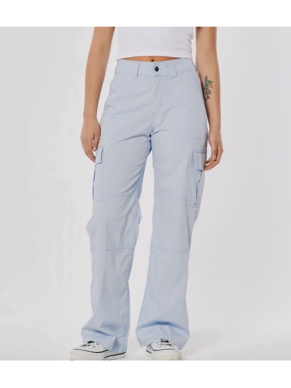 Hollister Light Blue Cargo Pants